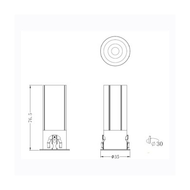 ΣΠΟΤ ΦΩΤΙΣΤΙΚΟ ΧΩΝΕΥΤΟ-ΚΩΔ. OGIO-30
